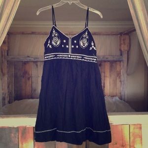 Black baby doll dress